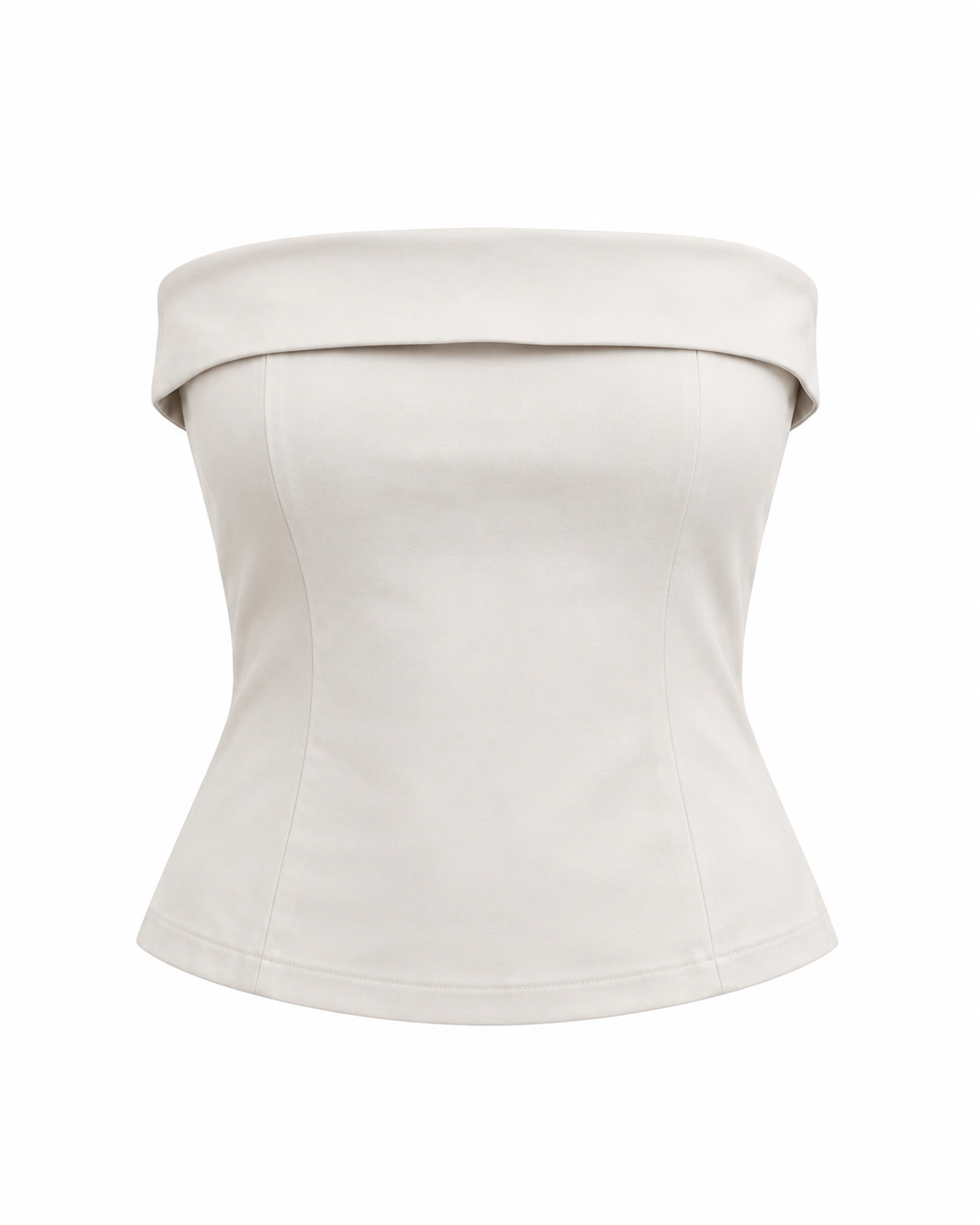 Draped Strapless Top