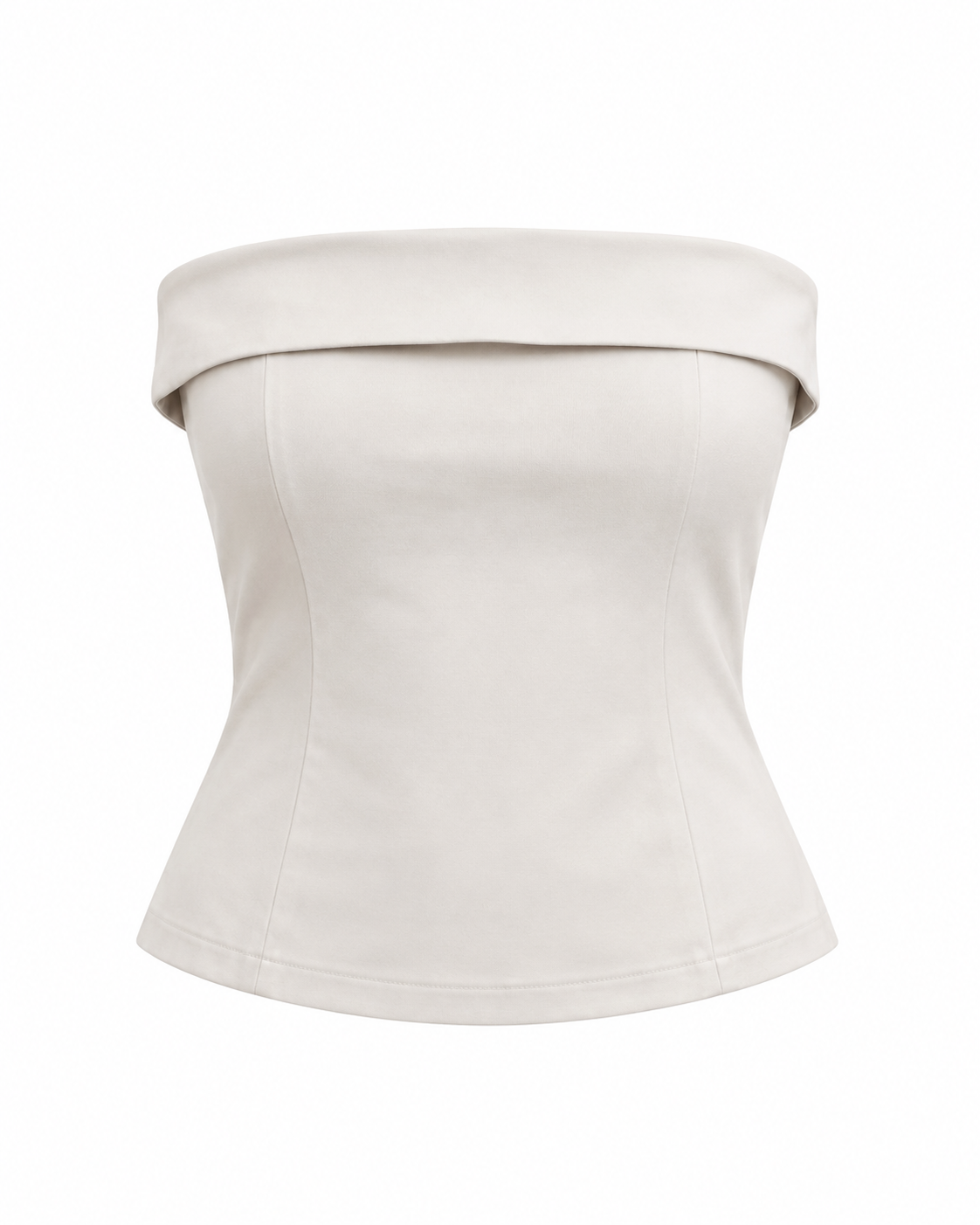 Draped Strapless Top