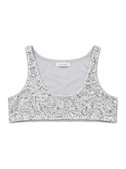 Sequin Crop Top