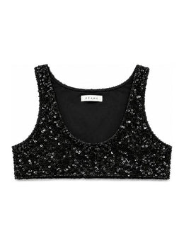 Sequin Crop Top