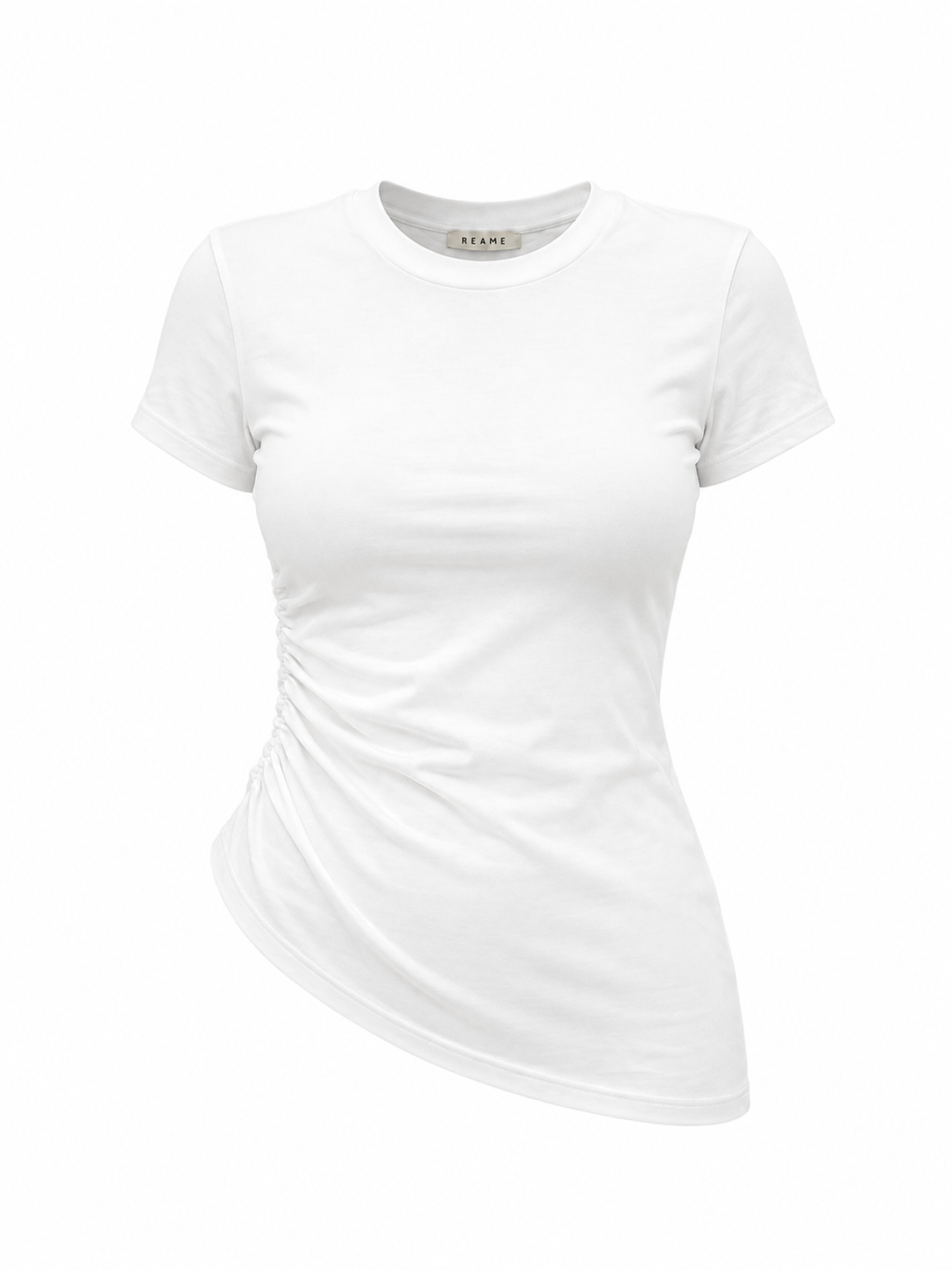Asymmetric Ruched Tee