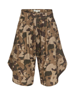 Sculpted Camo Bermuda