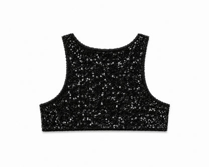 Sequin Crop Top